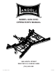 Landoll 6230 Series Operator's Manual
