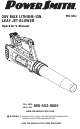 PowerSmith PBL120J Operator's Manual
