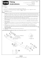 Witter SK27U Fitting Instructions Manual