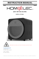 Home electric HC19AVN Instruction Manual