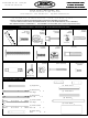 Legacy 21011 Assembly Directions And Parts List