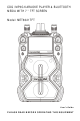 Karaoke USA MET8021TFT User Manual