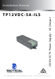 Tactical Power Products TP12VDC-5A-ILS Installation Manual