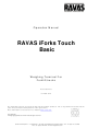 Ravas iForks Touch Operation Manual