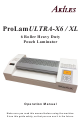 Akiles ProLamULTRA-X6 Operation Manual