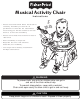 Fisher-Price Musical Activity Chair Instructions