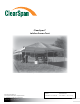 ClearSpan Jubilee Frame Tent Assembly Instructions Manual