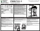 Ace PMB703-3 Manual