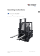 Vetter Smartfork Operating Instructions Manual