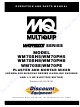 MQ Multiquip WHITEMAN Series Operation And Parts Manual