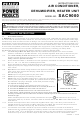 Sealey SAC9000 Instructions Manual