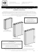 GlassCrafters GC1624 Installation Instructions Manual