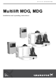 Grundfos Multilift MOG Series Installation And Operating Instructions Manual