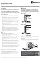 Electrolux EVE602 Installation Manual