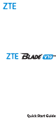 Zte Blade V10 Vita User Manual Pdf Download Manualslib