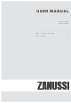 Zanussi ZWF7045D2WA User Manual