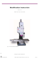 OPTIMUM Maschinen BF 46 Vario Modification Instruction