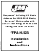 J&M Corporation Flexpower FPA-HJCB Installation And Instructions