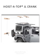 Lange Originals HOIST-A-TOP JL CRANK Installation Instructions Manual