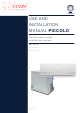 Western Airconditioning PICCOLO Series Use And Installation  Manual