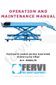 Fervi S008/M Operation And Maintenance Manual