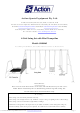 Action Sports S000463 Assembly, Installation, Care, Maintenance, And Use Instructions