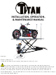 Titan Lifts HDML-1500XLT-E Installation, Operation & Maintenance Manual