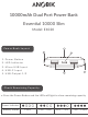 Anobik Essential 10000 Slim User Manual