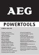 AEG OMNI 300-PB Original Instructions Manual