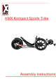 KMX Karts Kompact Sports Trike Assembly Instructions Manual