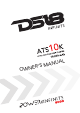 DS18 ATS10K Owner's Manual