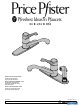Black & Decker Price Pfister 34 Series Quick Start Manual