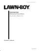 Lawn-Boy 22242 Operator's Manual