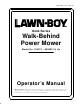 Lawn-Boy Gold Series Operator's Manual