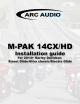 ARC Audio M-PAK 14CX Installation Manual