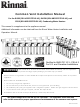 RINNAI C199I INSTALLATION AND OPERATION MANUAL Pdf Download | ManualsLib