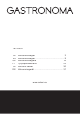 Gastronoma 18310002 Manual