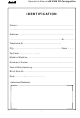 Jumil Exacta air 2980 PD Pantográfica Operator's Manual