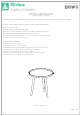 Birlea ESPRESSO TABLE Assembly Instructions
