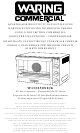 Waring WCO250XE Manual