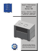 State Water Heaters 100 Series User's Information Manual