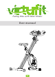 VIRTUFIT Folding Bike with Tablet Holder User Manual