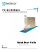 National Instruments Phase Matrix PXI-1430B Quick Start Manual