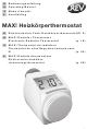 REV MAX! Radiator Thermostat Operating Manual