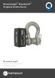 Mantracourt Broadweigh Bluetooth Series Original Instructions Manual