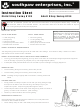 southpaw enterprises 0133 Instruction Sheet
