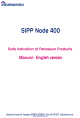 Industriarmatur SIPP Node 400 Manual