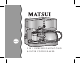 Matsui MCE100 Manual