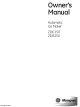 Monogram ZDIC150 Owner's Manual