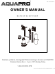 AquaPRO 35034-5 Owner's Manual